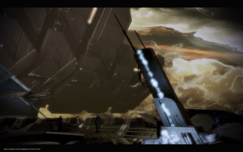 Sci-fi Structure under Sky