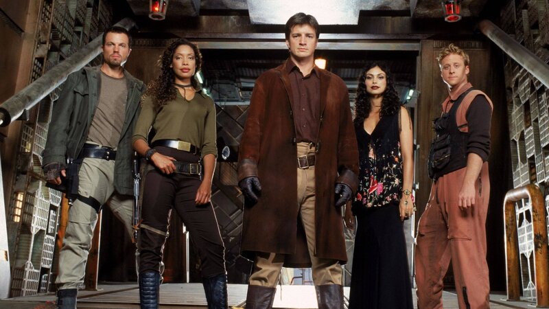 Sci-fi team in industrial setting