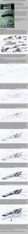 Sci-fi vehicle sketch tutorial