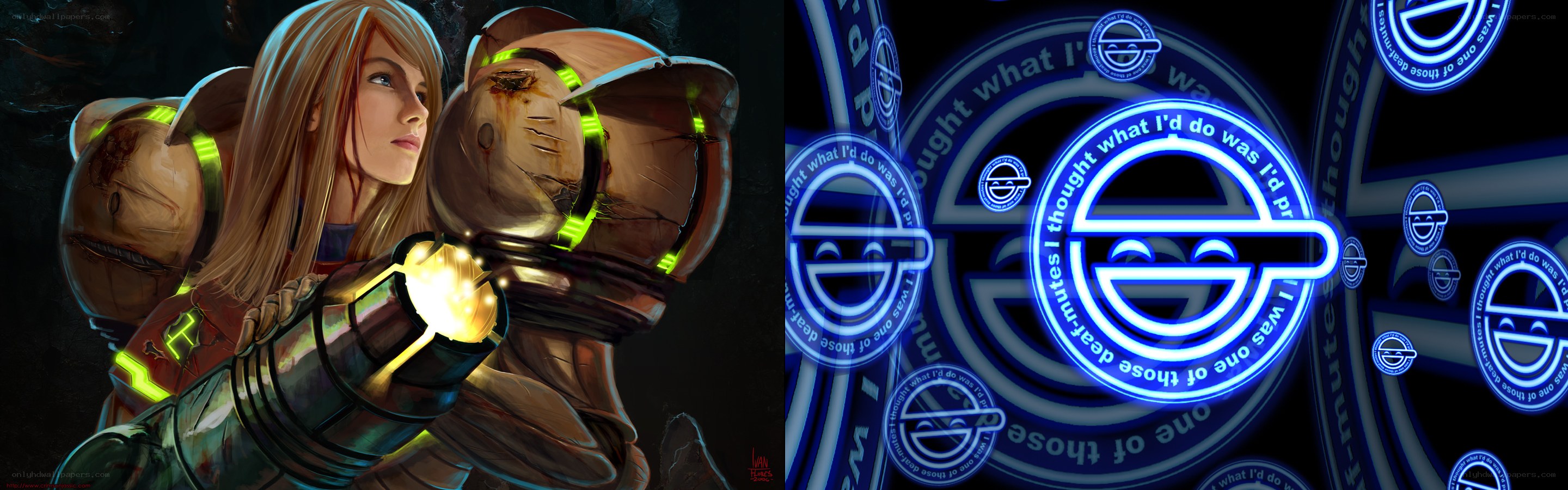 sci-fi warrior with glowing weapon
