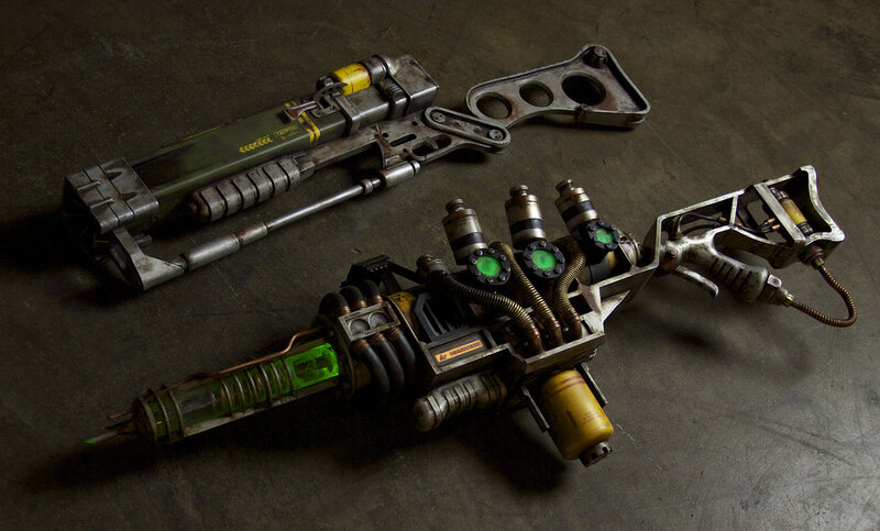 sci-fi weapons concept art