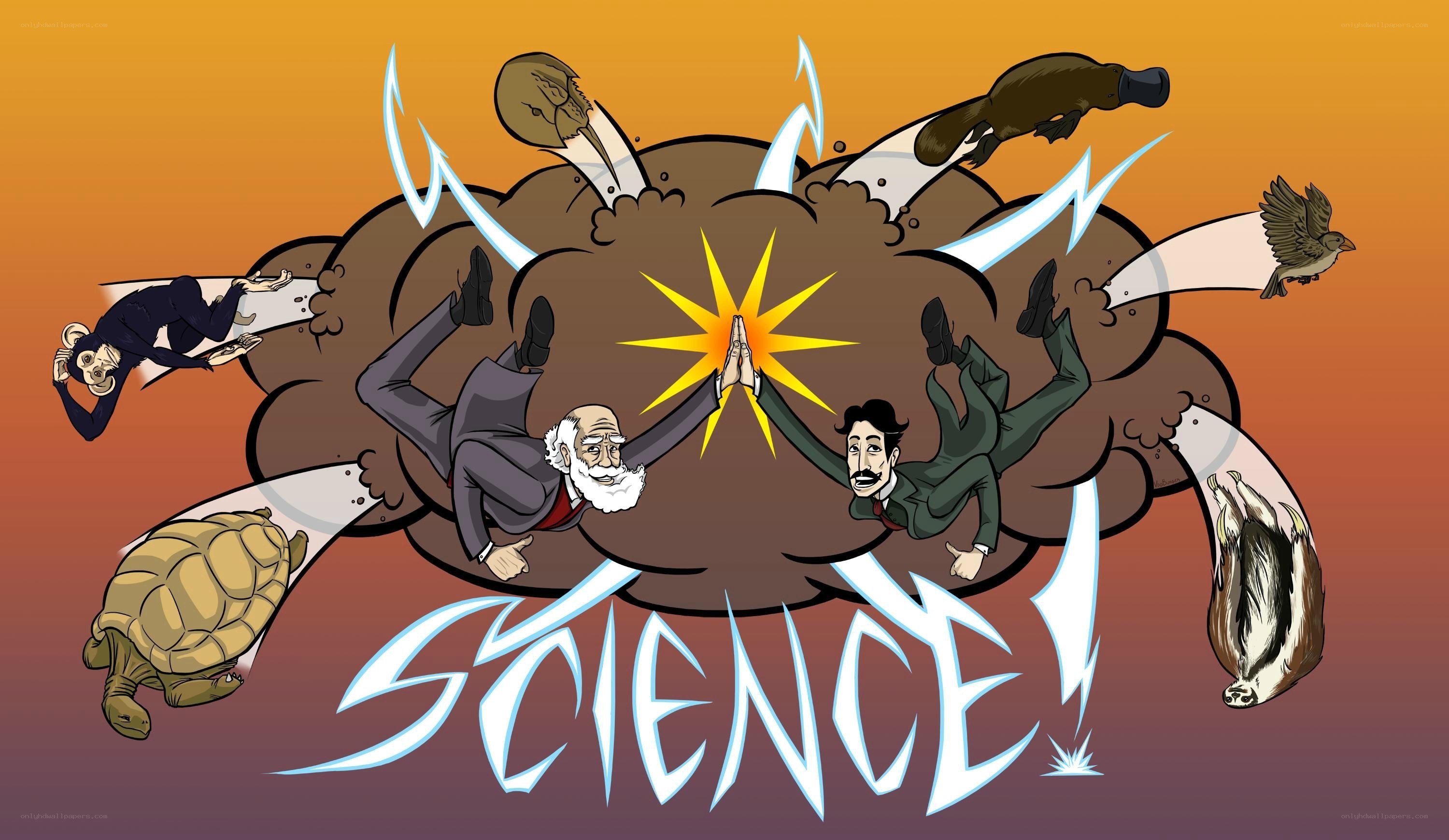 Science and evolution illustrated
