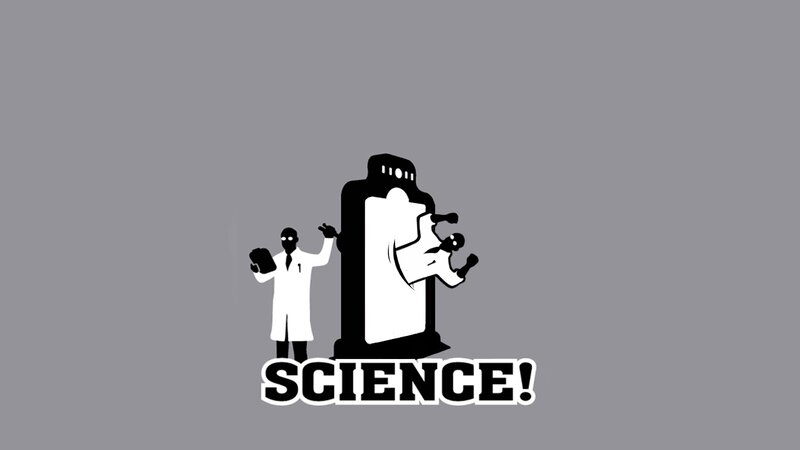 Science experiment illustration