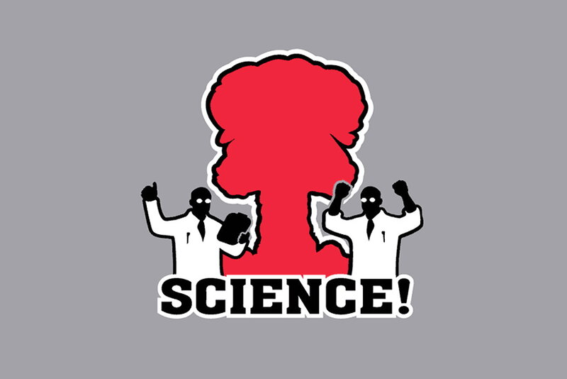 Science Explosion Sticker