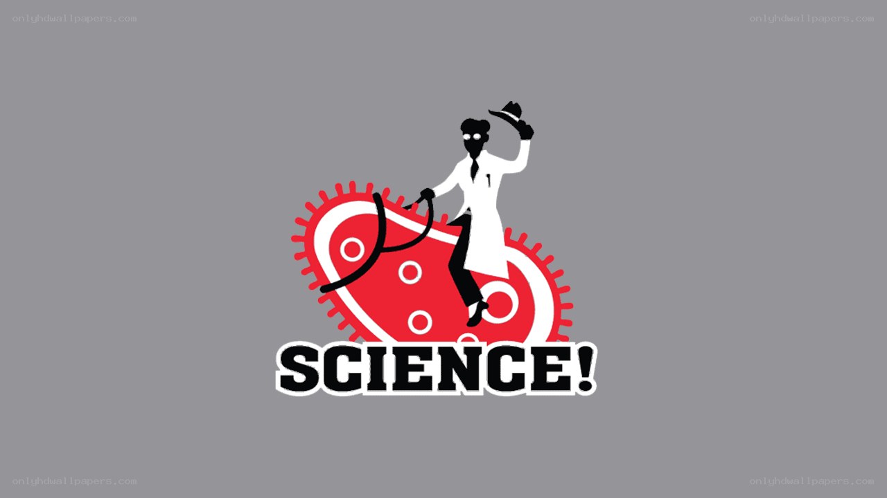 Science logo with scientist