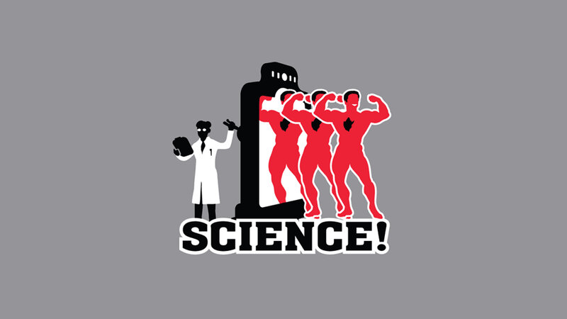 Science logo with scientists