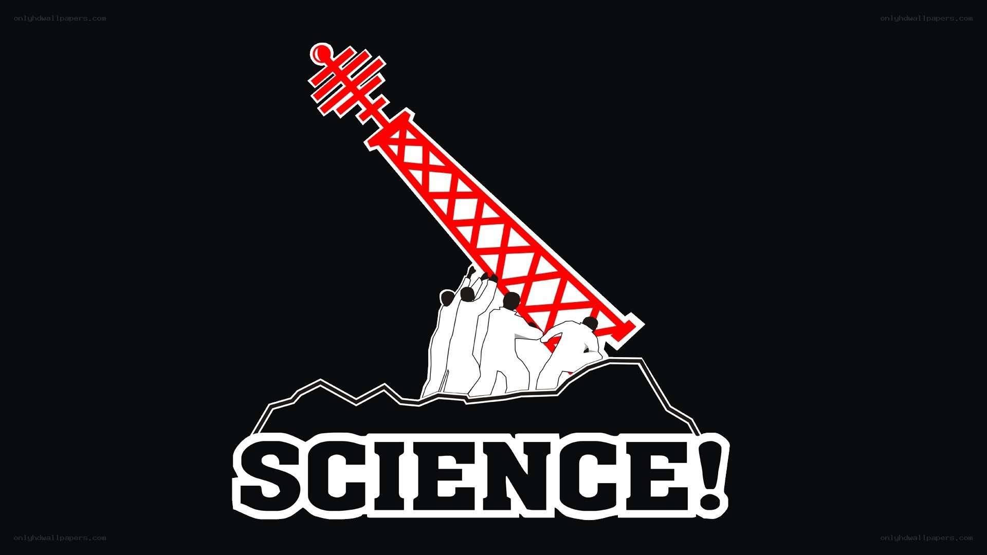 Science! logo with tower