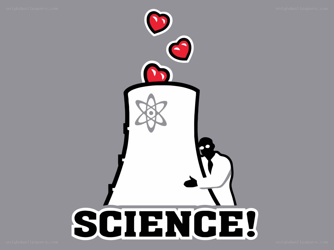 Science love illustration