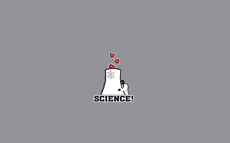Science love illustration