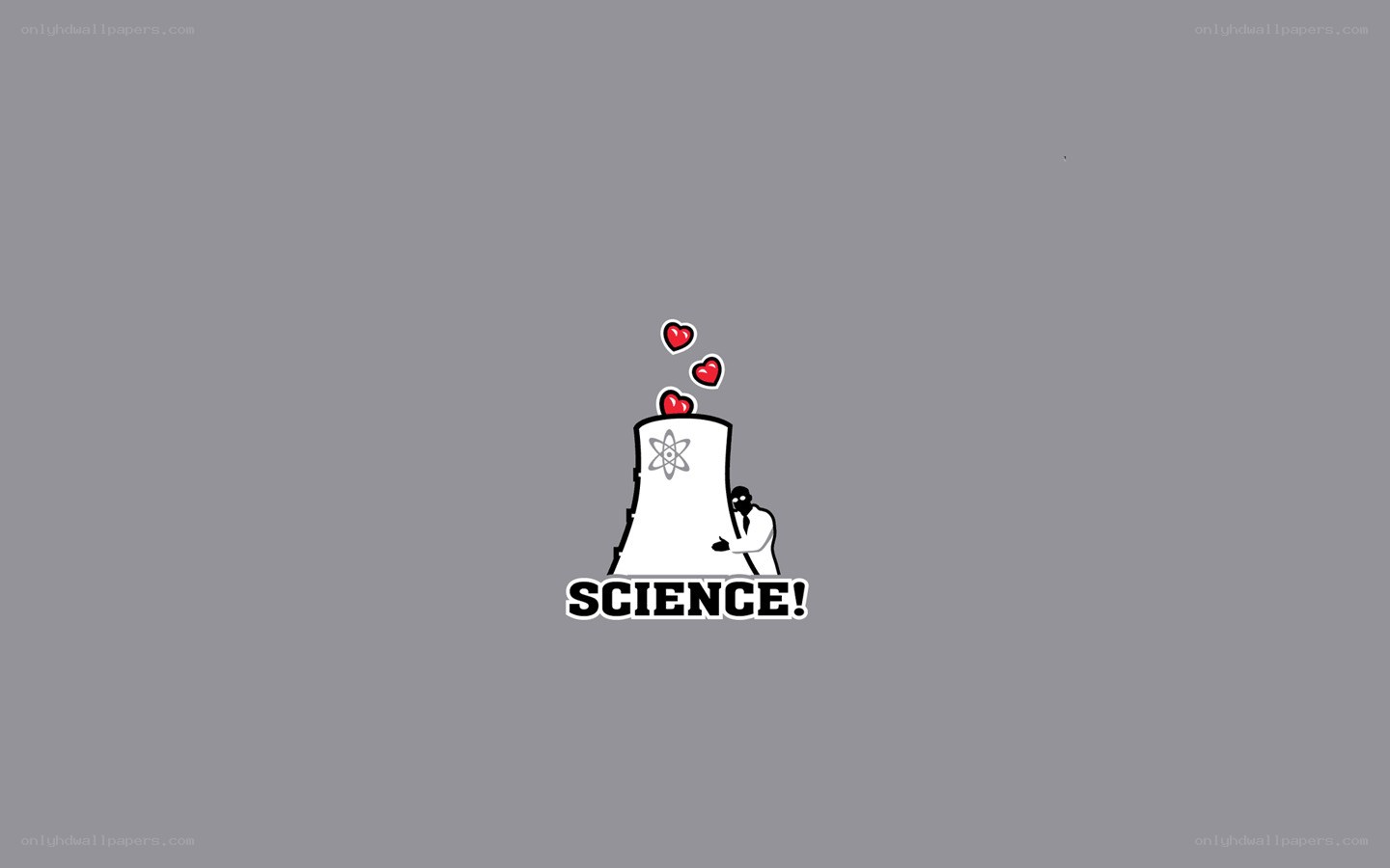 Science love illustration