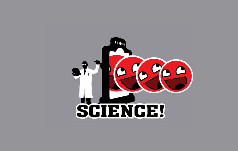science meme logo