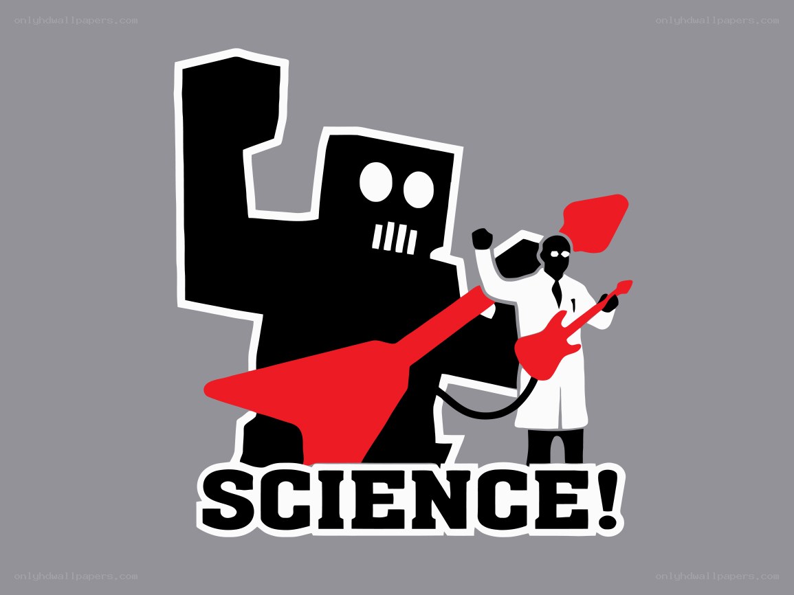 Science rock band logo