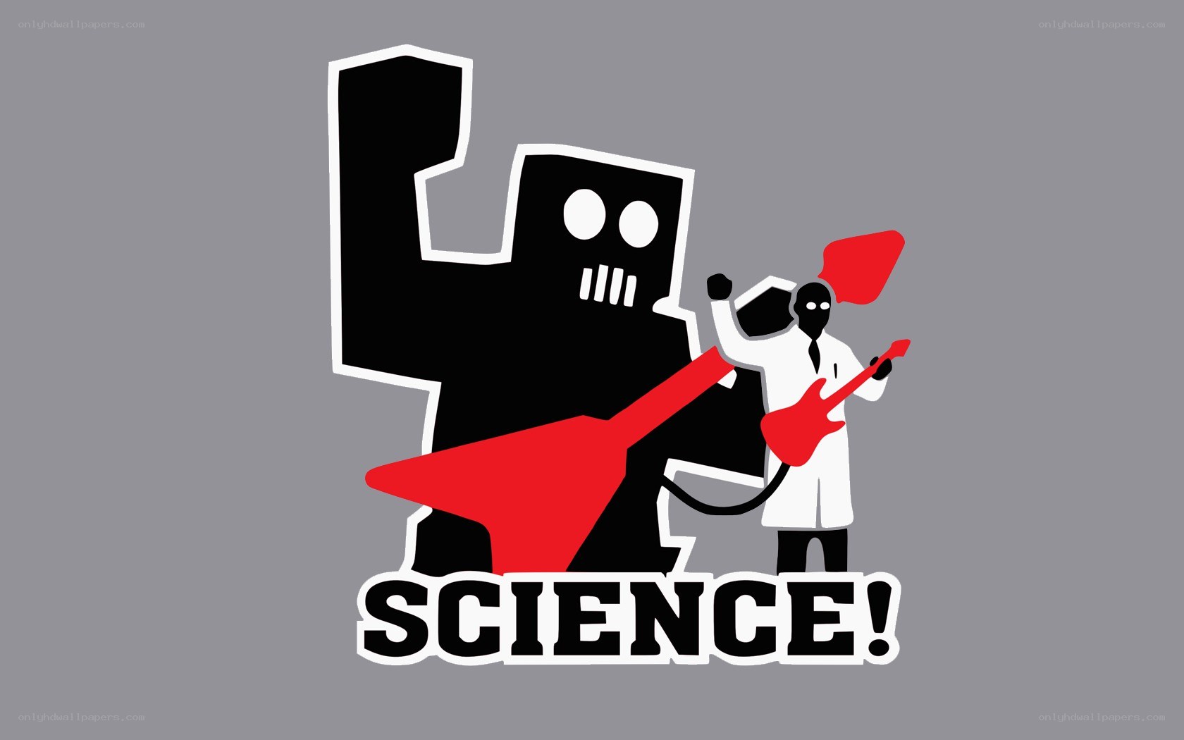 Science rock band logo