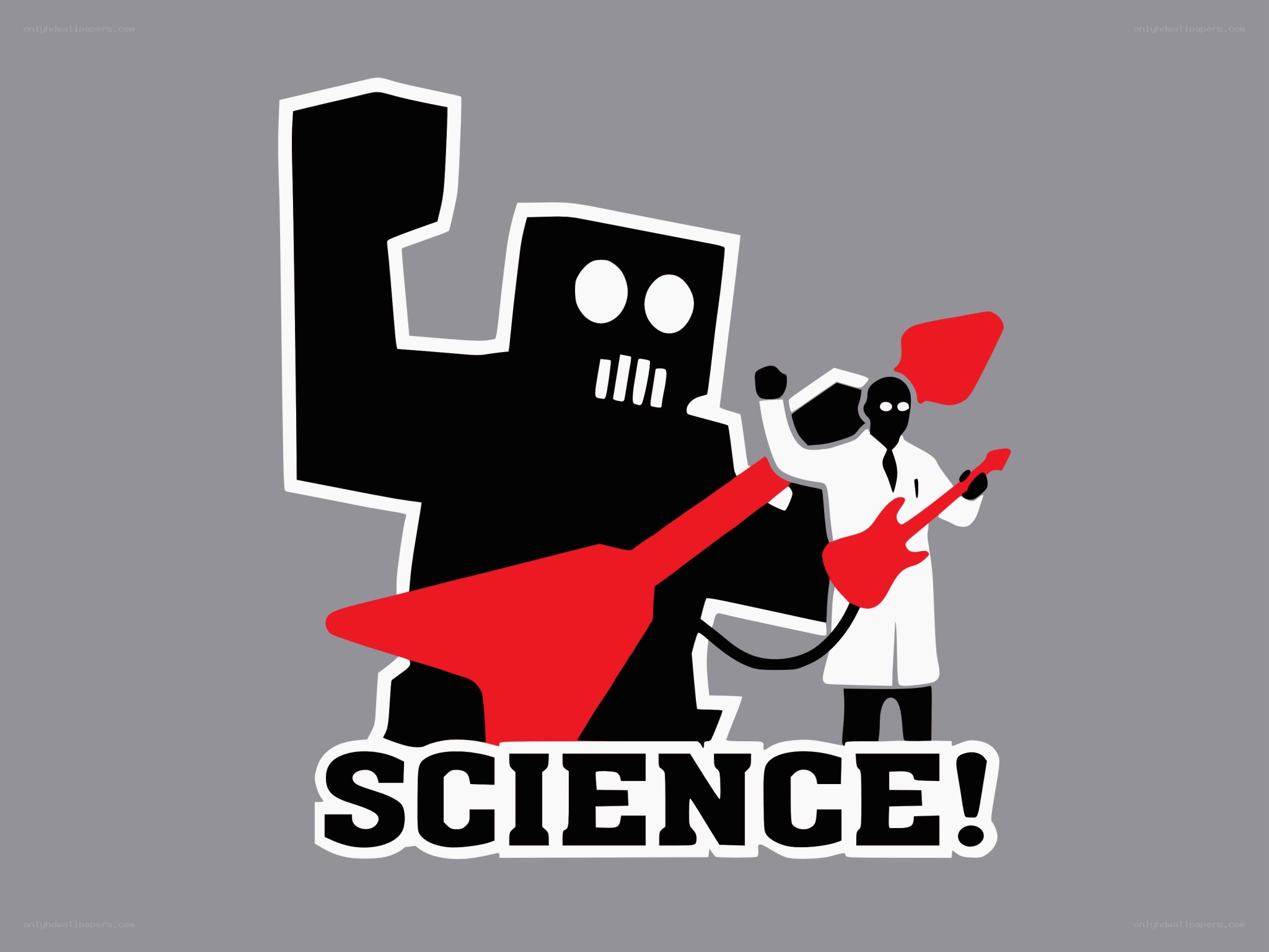 Science rock band logo