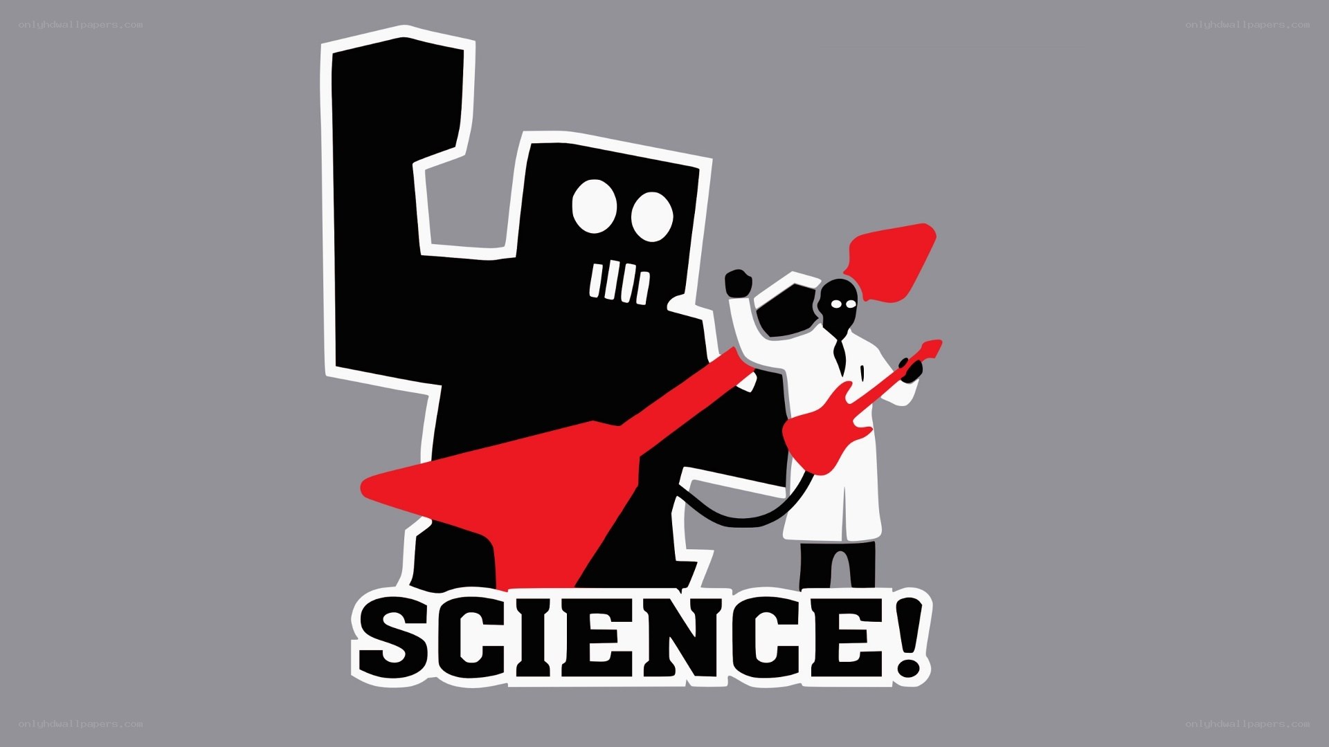 Science rock band logo