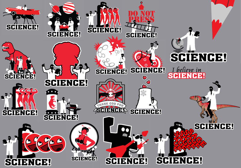Science-themed graphic collection
