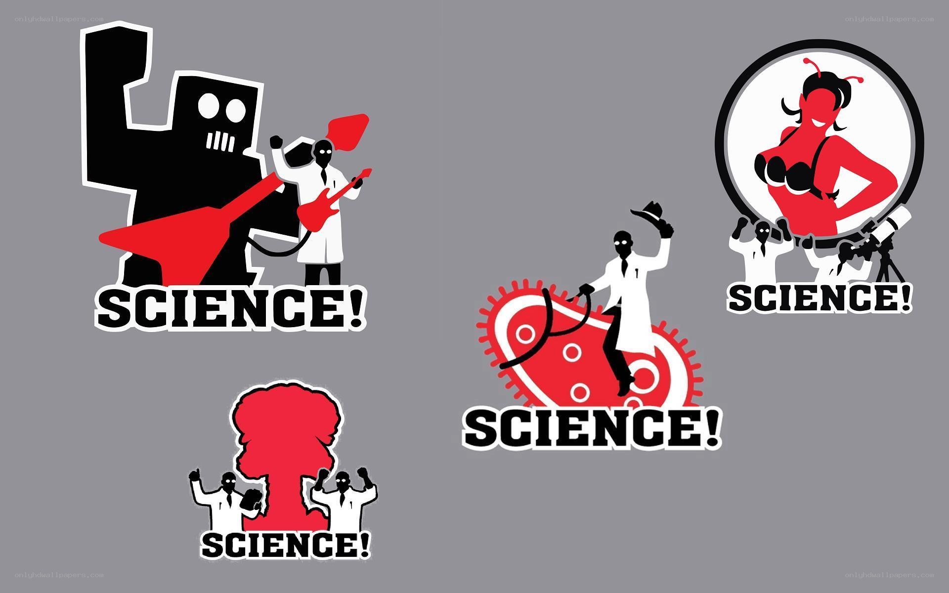 Science themed stickers