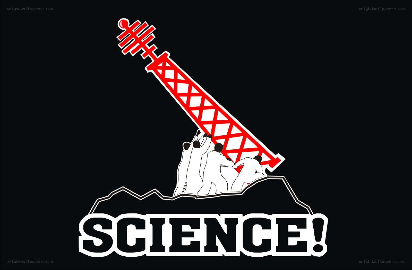 Science Tower Illustration