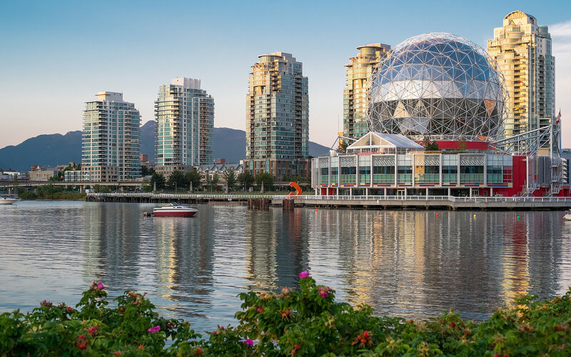 Science World Building — Blue, Serene