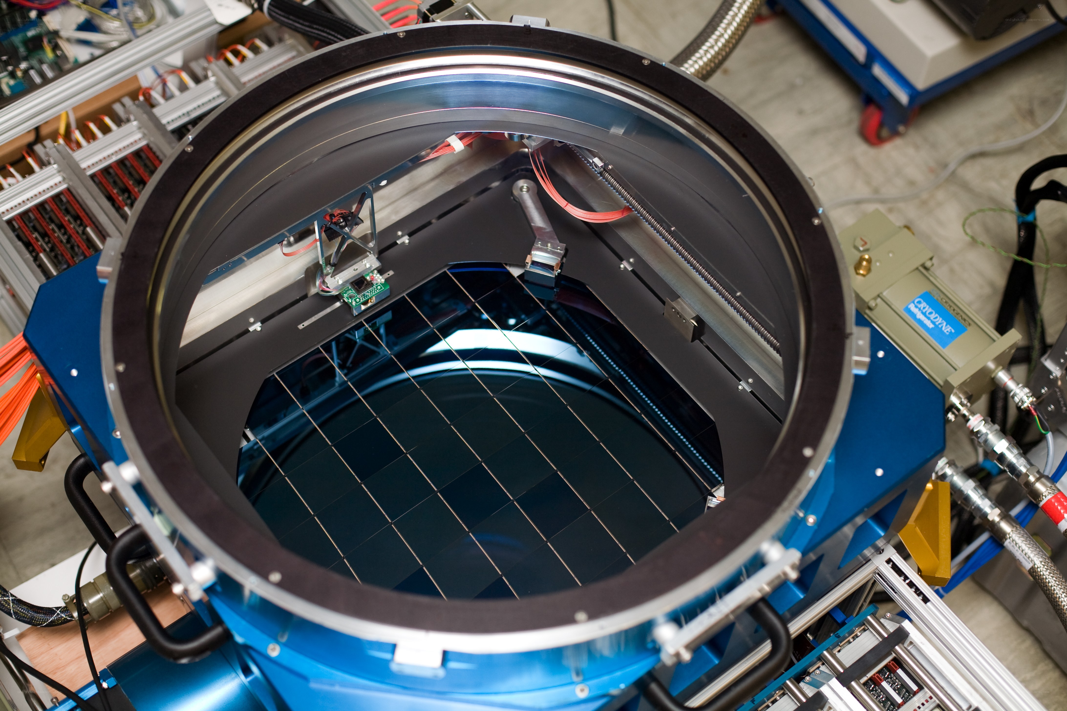 scientific equipment with solar panel