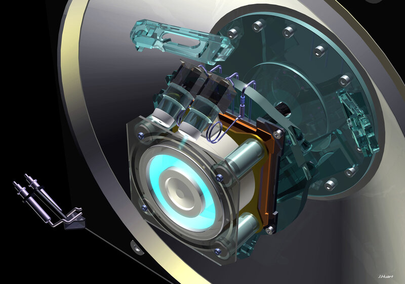 scientific instrument interior