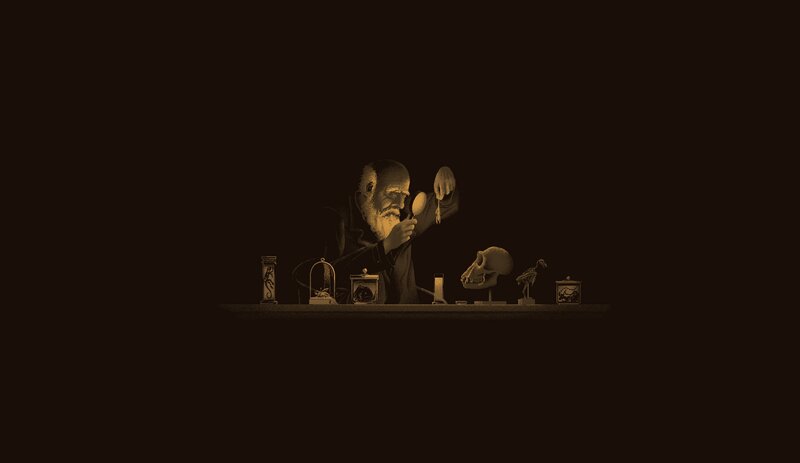 Scientist at a Desk