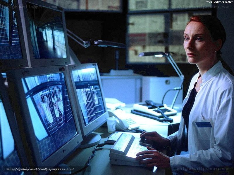 scientist at control station