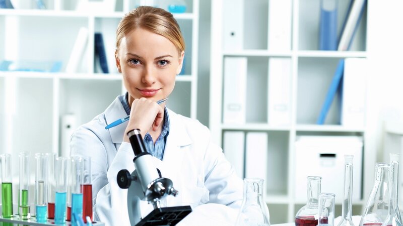 scientist in a lab