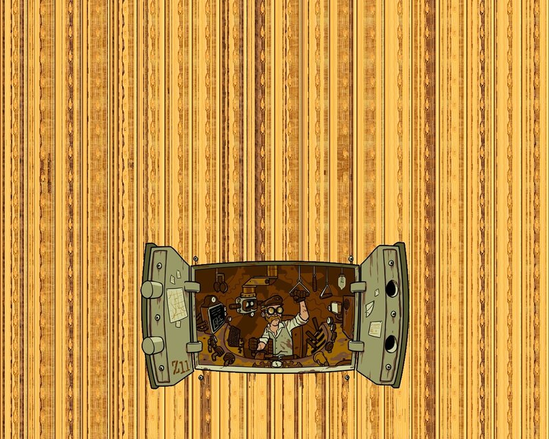 scientist in a vault