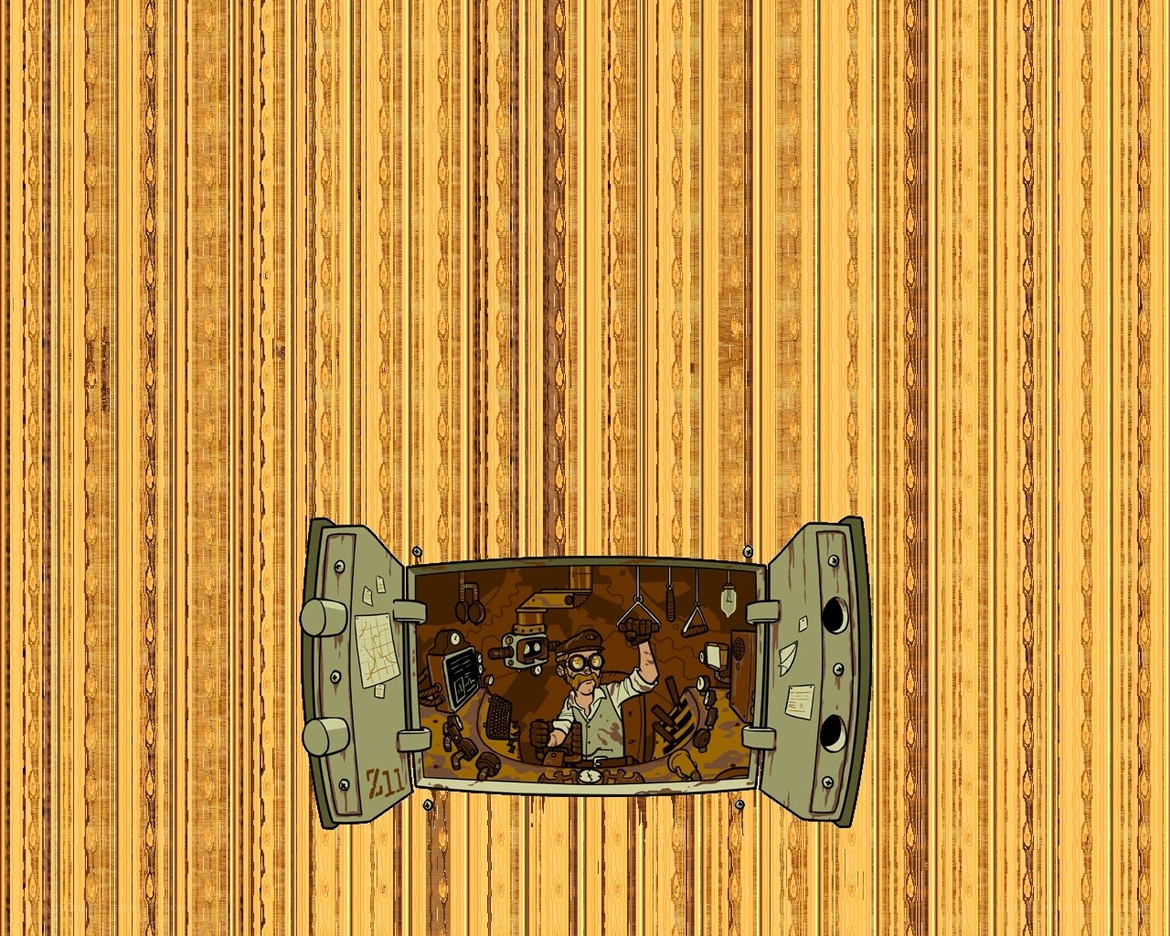 scientist in a vault