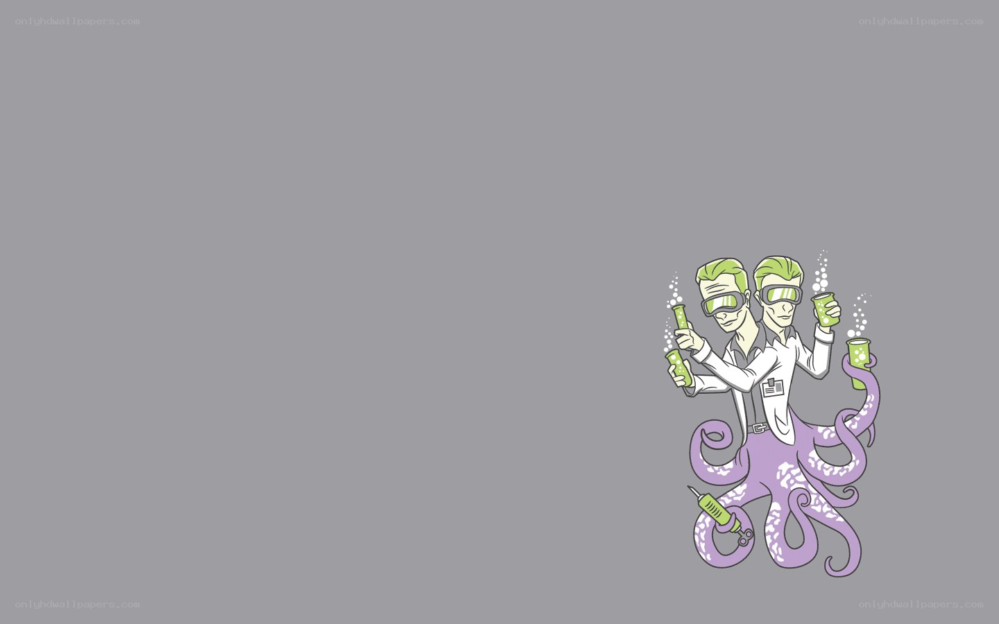 scientist octopus duo
