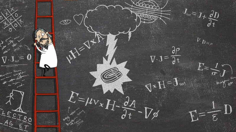Scientist on Ladder