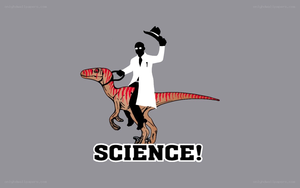 scientist riding dinosaur