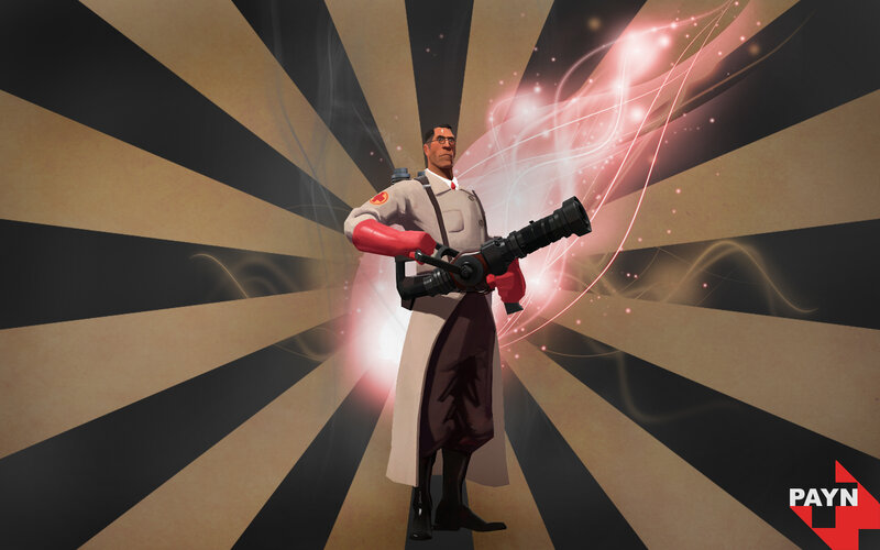 Scientist with a flamethrower