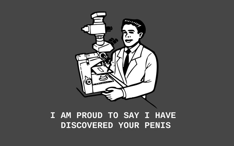 scientist with microscope