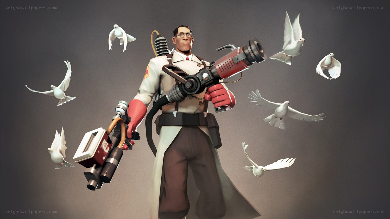 Scientist with pigeon gun