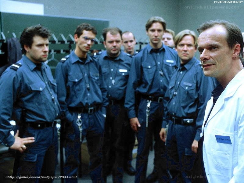 scientist with police officers