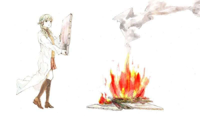 Scientist with Shield