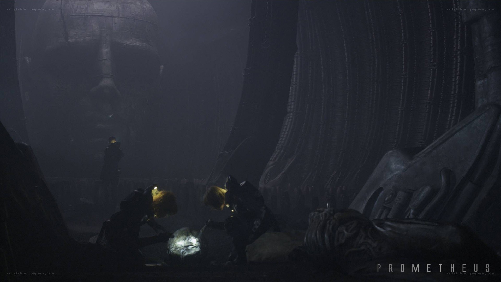 Scientists examine alien artifact