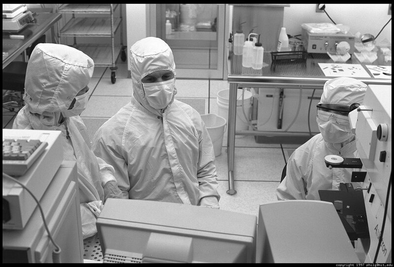 Scientists in Clean Room