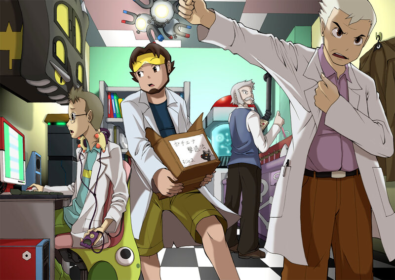 Scientists in Lab — White