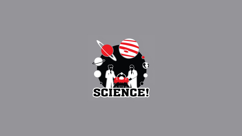 Scientists with Planets — Gray, Scientific