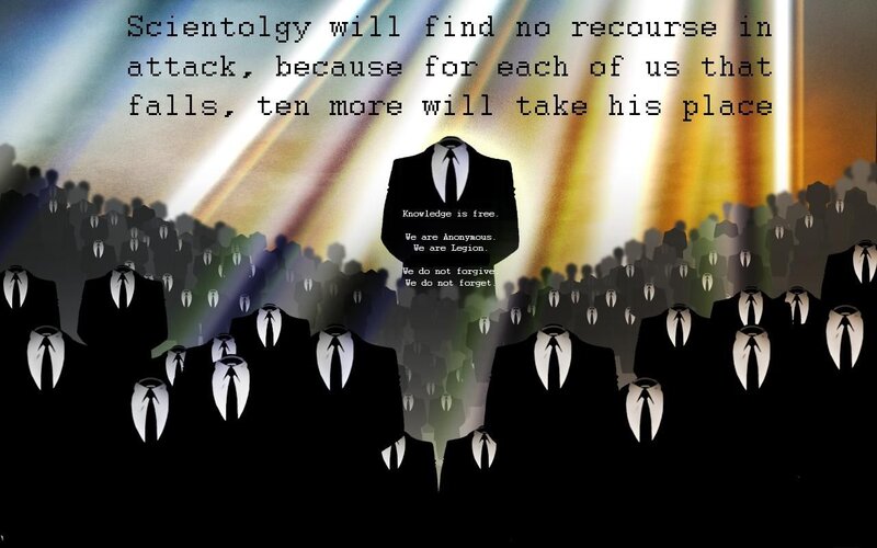 Scientology protest art