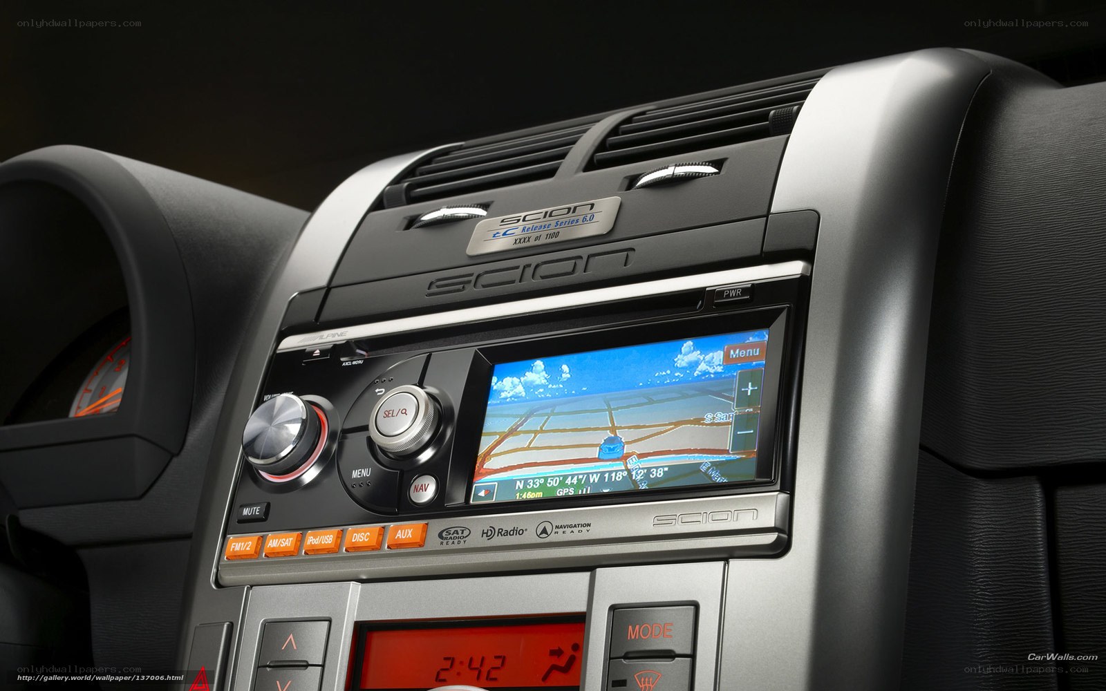 Scion car stereo with navigation