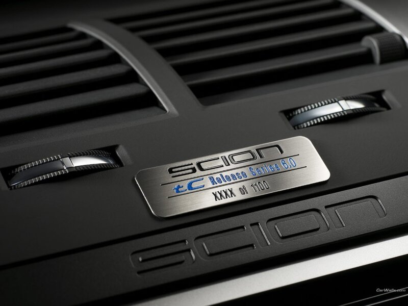 Scion tC Release Series 6.0 badge