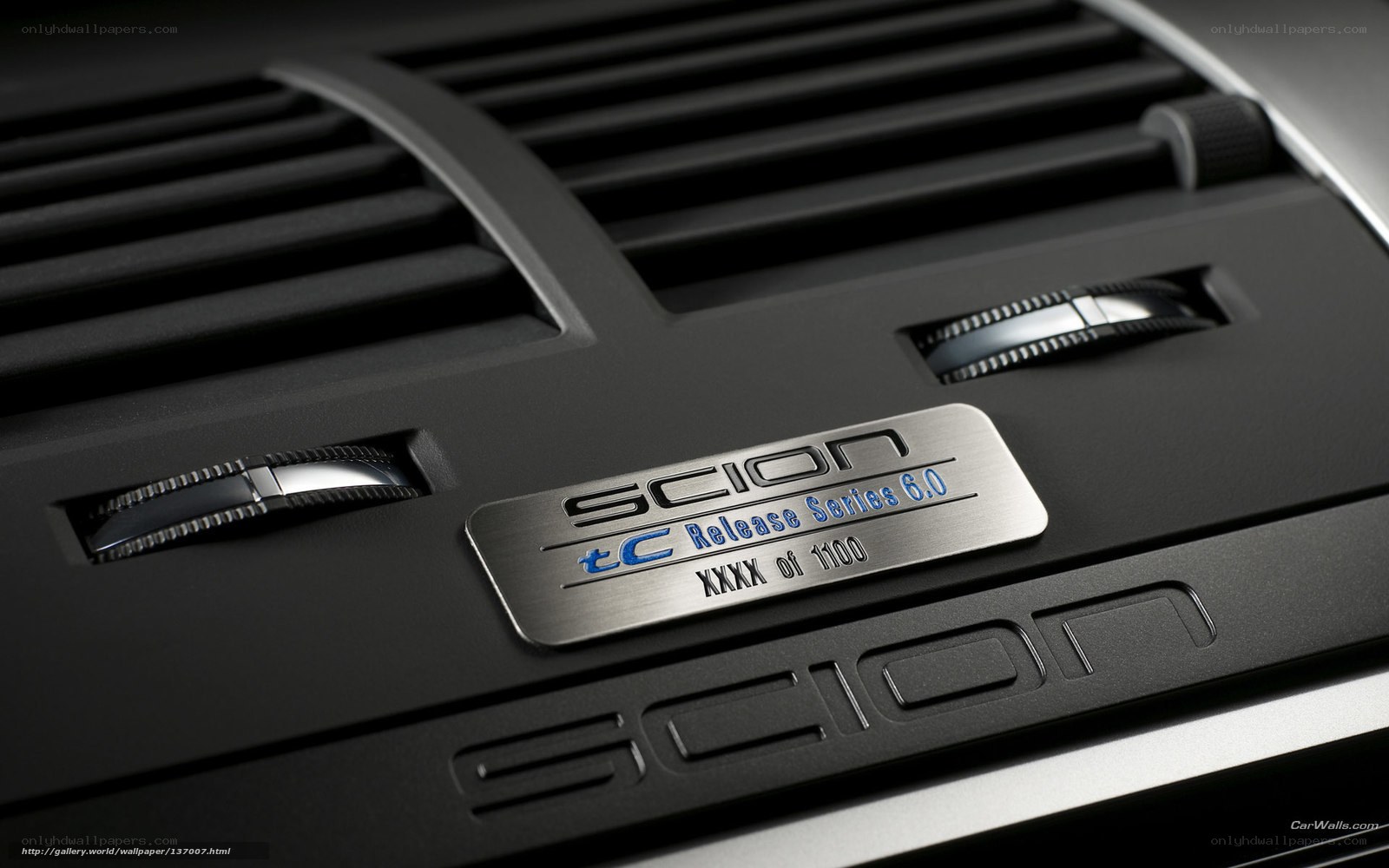 Scion tC Release Series 6.0 badge