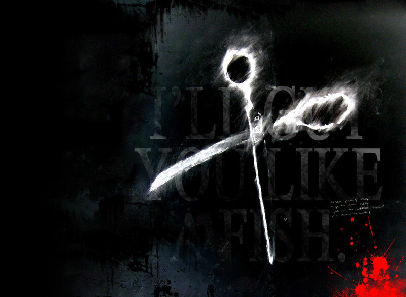 Scissors with Text