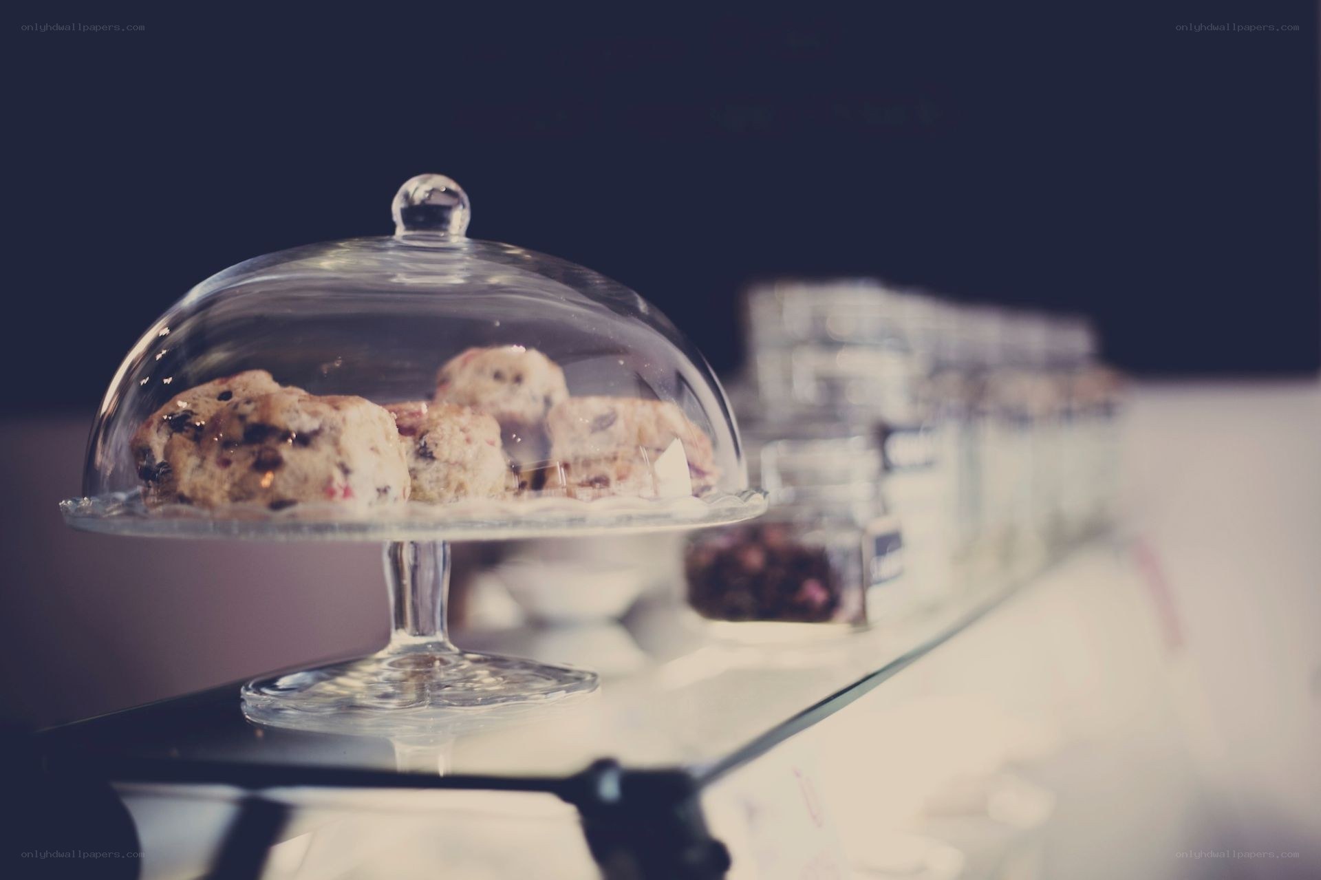 Scones under a glass dome
