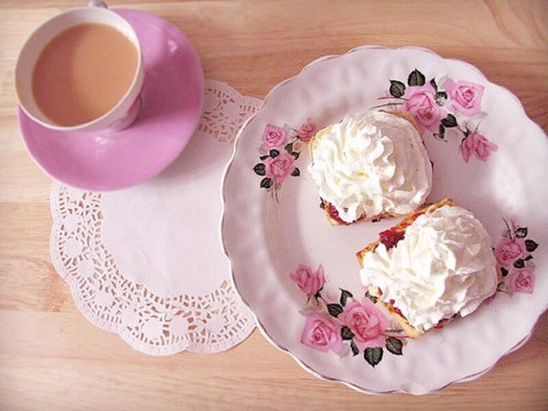 Scones with Cream and Tea