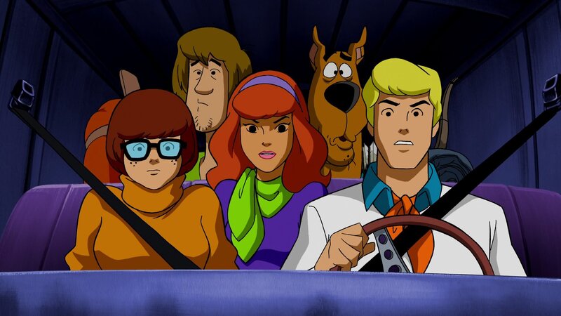 Scooby-Doo and Friends in Car